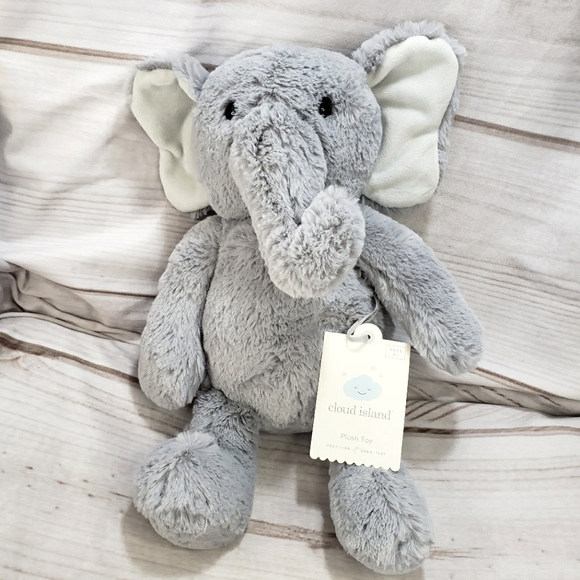 cloud island Other - Cloud Island Plush Gray Elephant Stuffed Animal With Tag Target 14 Inch 2017